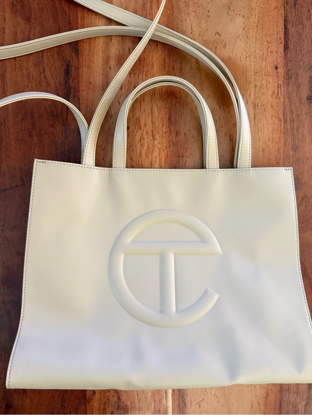 Telfar Medium Shopping Bag - Cream